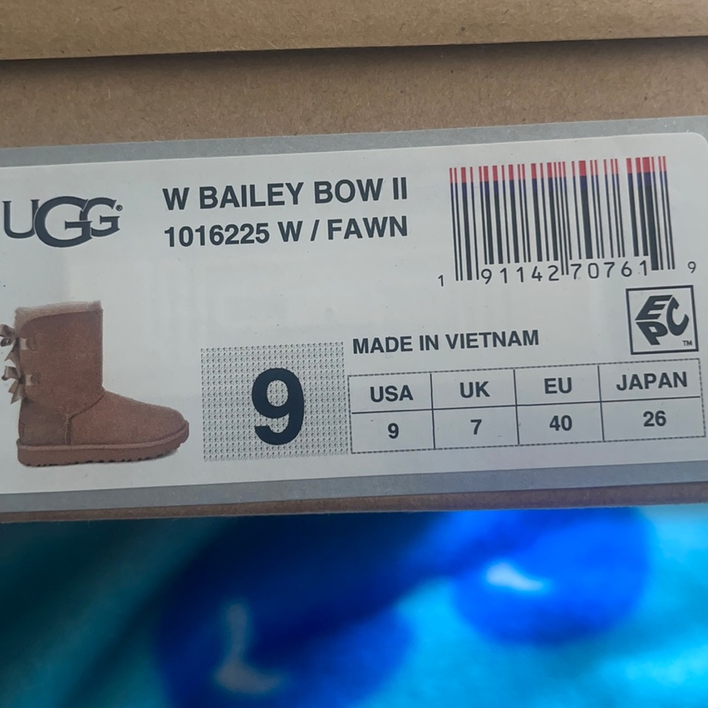 UGG Short boot Bailey Bow Fawn 9
